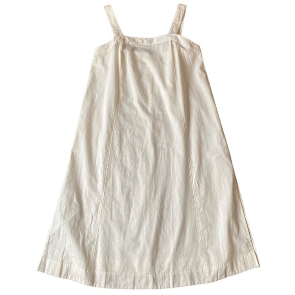 NWT Madewell Linen-Cotton Princess-Seamed Midi Dress in Lighthouse Size XXL - Picture 5 of 11